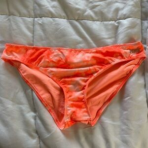 PINK Orange Bikini Bottoms